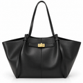Damen Tote Bag aus PU | Reißverschluss & Polyesterfutter | Goldfarbene Details