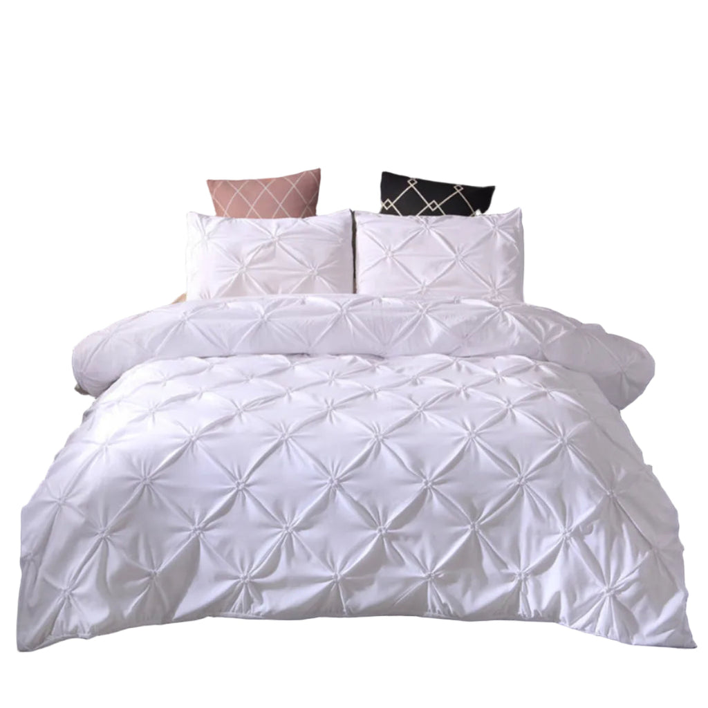 Bettwäsche Set aus Mikrofaser und Satin | Glatte Bettwäsche für Schlafzimmer | Bettwäsche in Mehreren Größen | Novera