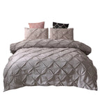 Bettwäsche Set aus Mikrofaser und Satin | Glatte Bettwäsche für Schlafzimmer | Bettwäsche in Mehreren Größen | Novera