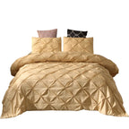 Bettwäsche Set aus Mikrofaser und Satin | Glatte Bettwäsche für Schlafzimmer | Bettwäsche in Mehreren Größen | Novera