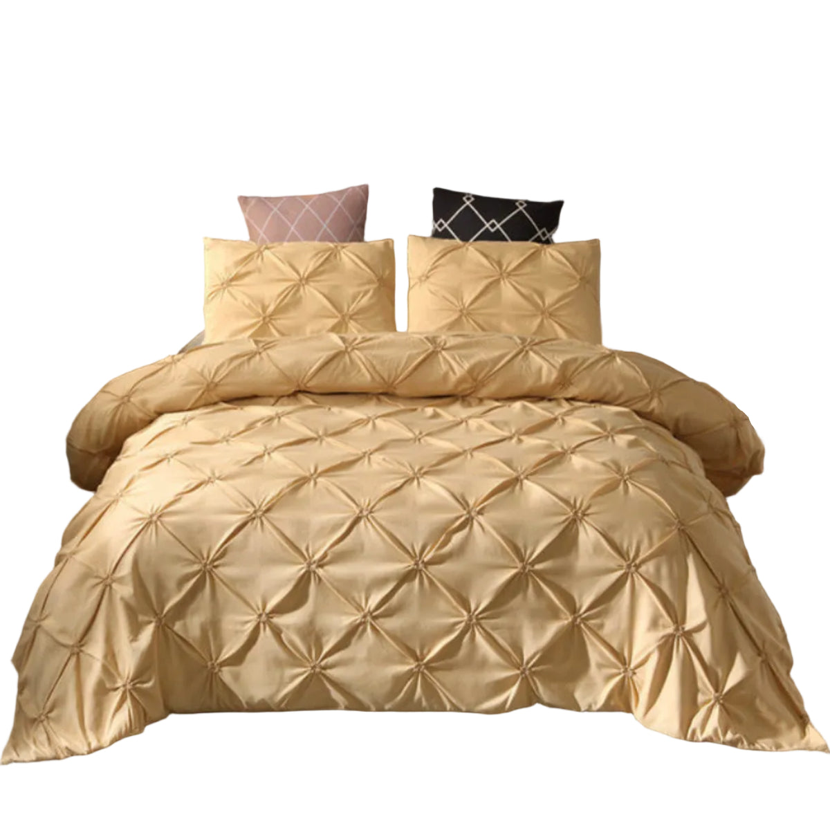 Bettwäsche Set aus Mikrofaser und Satin | Glatte Bettwäsche für Schlafzimmer | Bettwäsche in Mehreren Größen | Novera