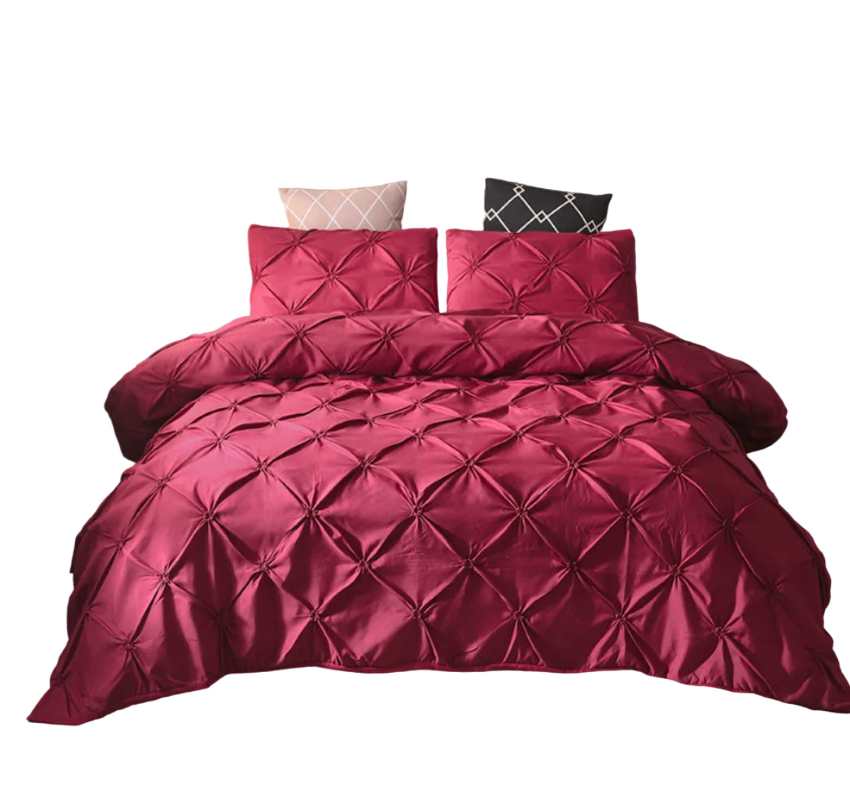 Bettwäsche Set aus Mikrofaser und Satin | Glatte Bettwäsche für Schlafzimmer | Bettwäsche in Mehreren Größen | Novera