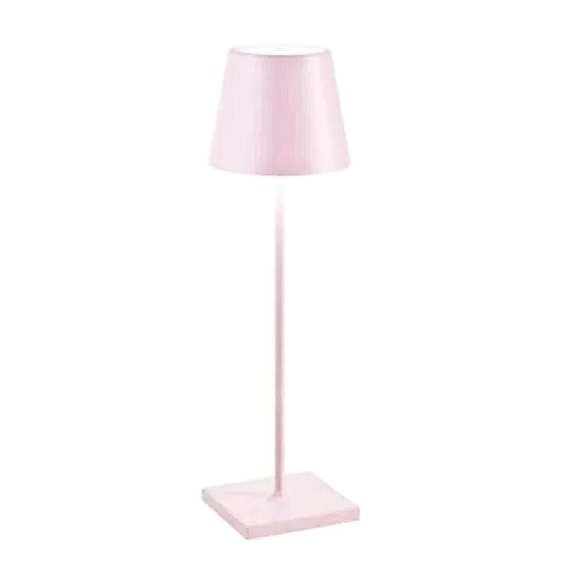 Kabellose LED Tischlampe mit Touch Steuerung | Wiederaufladbare Lampe aus Metall und Kunststoff | Dimmbare Innenbeleuchtung | Novera