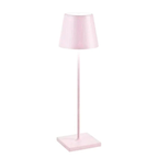 Kabellose LED Tischlampe mit Touch Steuerung | Wiederaufladbare Lampe aus Metall und Kunststoff | Dimmbare Innenbeleuchtung | Novera