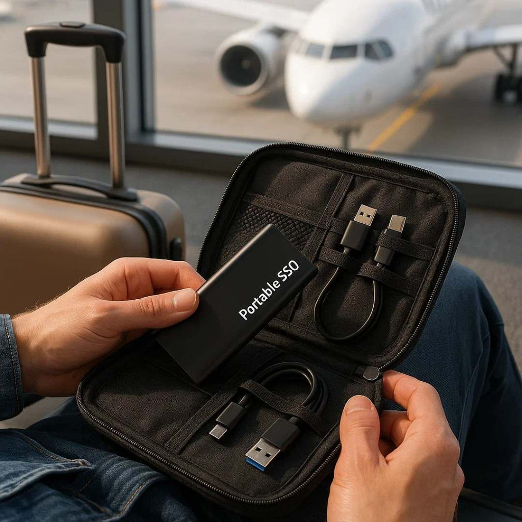 2 TB Externer Speicher | USB-C-Anschluss | Kompaktes Tragbares Design