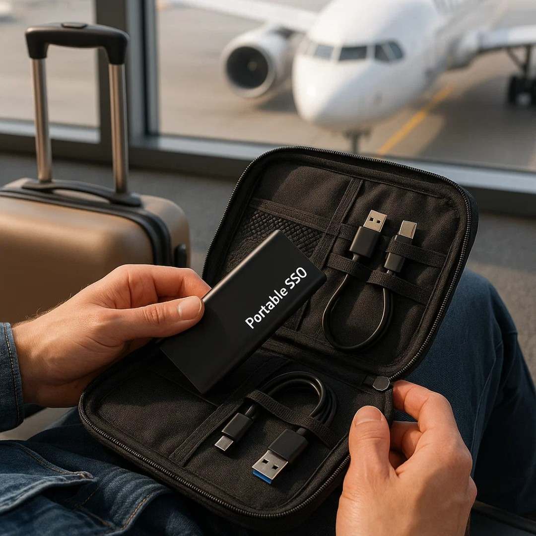 2 TB Externer Speicher | USB-C-Anschluss | Kompaktes Tragbares Design