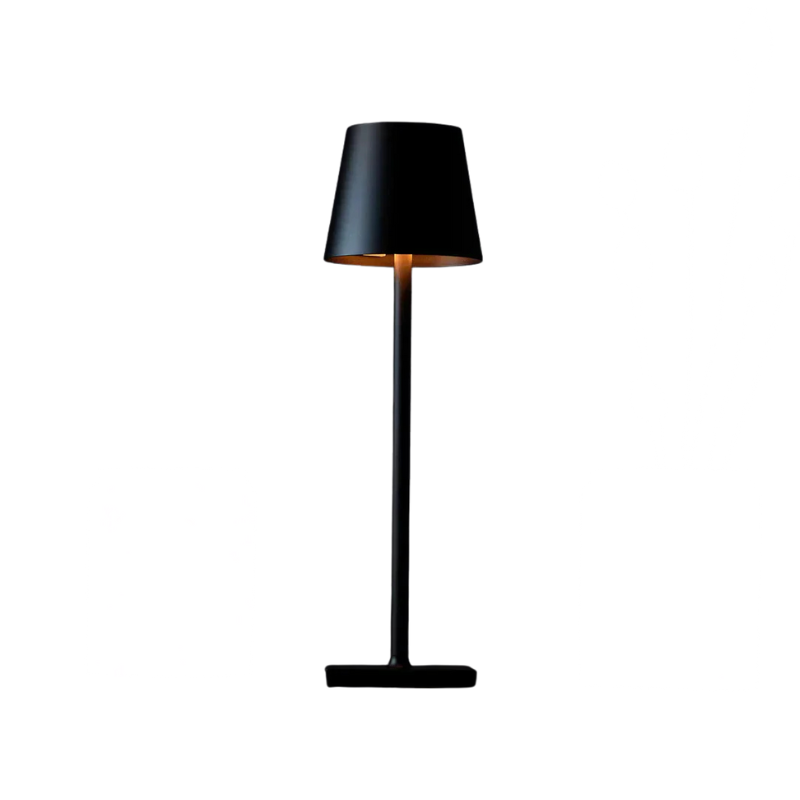Kabellose LED Tischlampe mit Touch Steuerung | Wiederaufladbare Lampe aus Metall und Kunststoff | Dimmbare Innenbeleuchtung | Novera