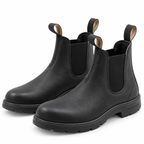 Chelsea Stiefel mit Synthetik-Obermaterial | Slip-On Design | Elastische Seiteneinsätze