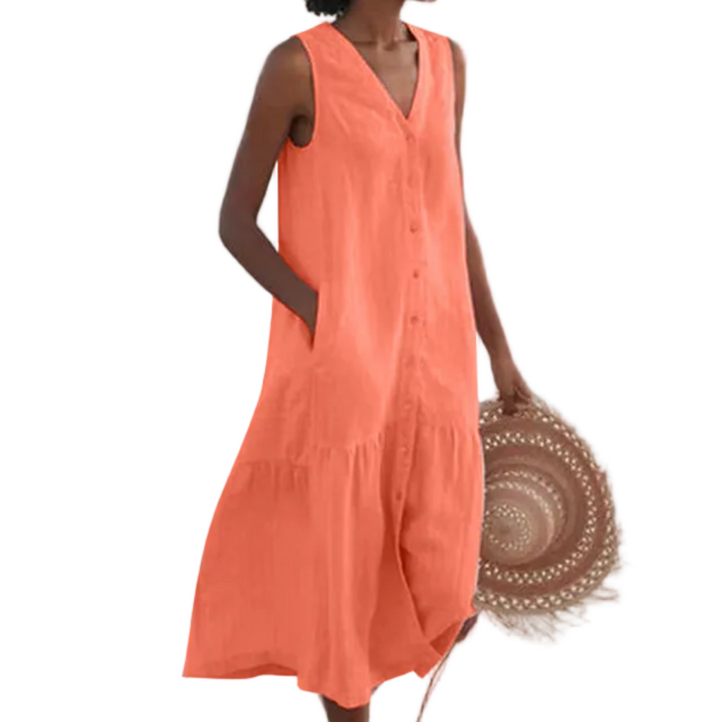Leichte Baumwoll Sommer Tunika – Tunika Oberteil, Baumwolle