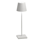 Kabellose LED Tischlampe mit Touch Steuerung | Wiederaufladbare Lampe aus Metall und Kunststoff | Dimmbare Innenbeleuchtung | Novera