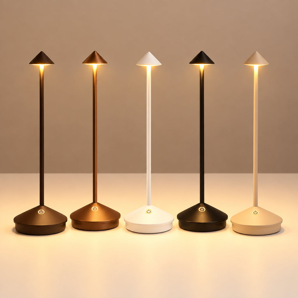 Akku LED-Tischlampe | Touch-Steuerung & Dimmung | Farbtemperatur 3000–6500K