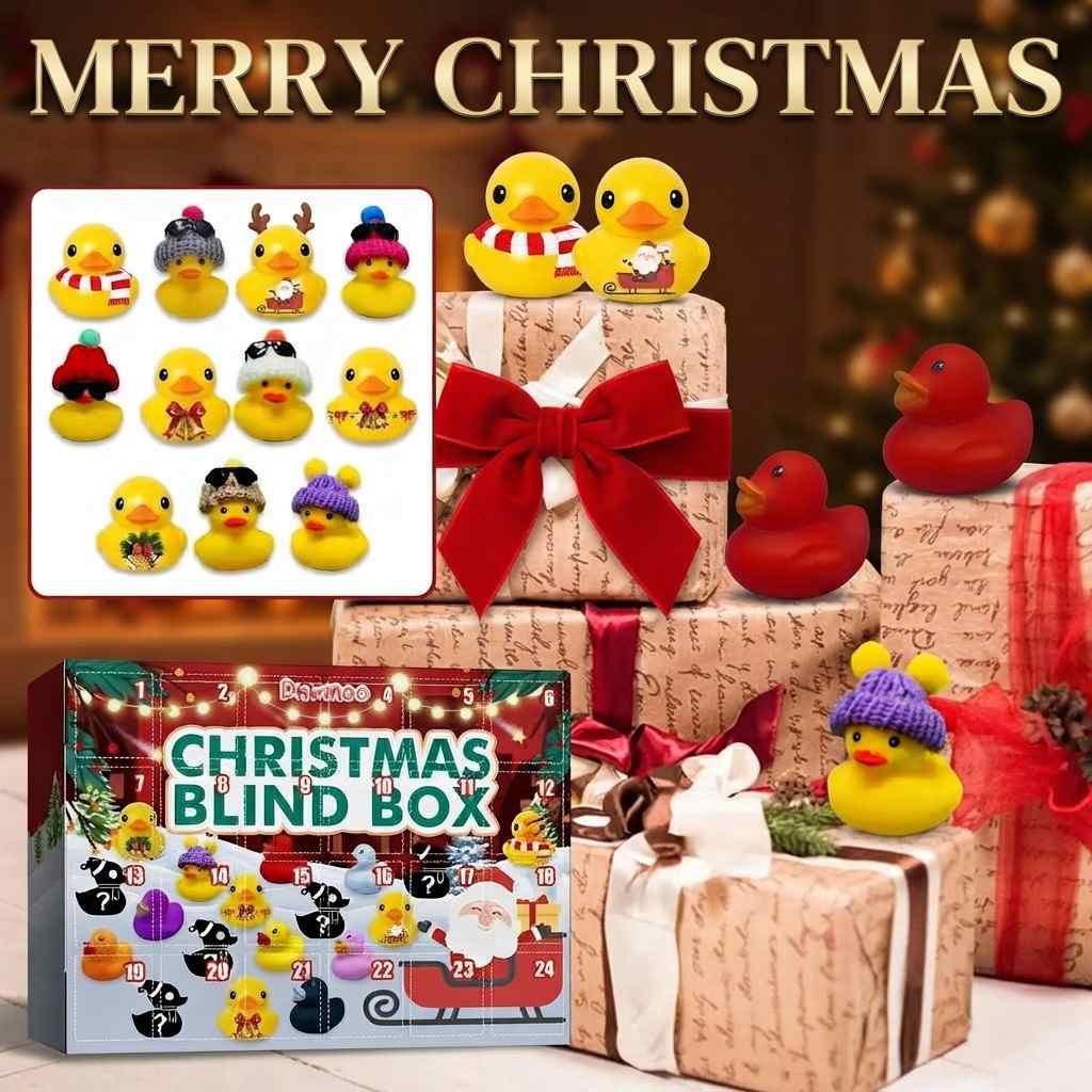 Badeentchen-Adventskalender | 24 Weihnachtsentchen | Countdown für Dezember