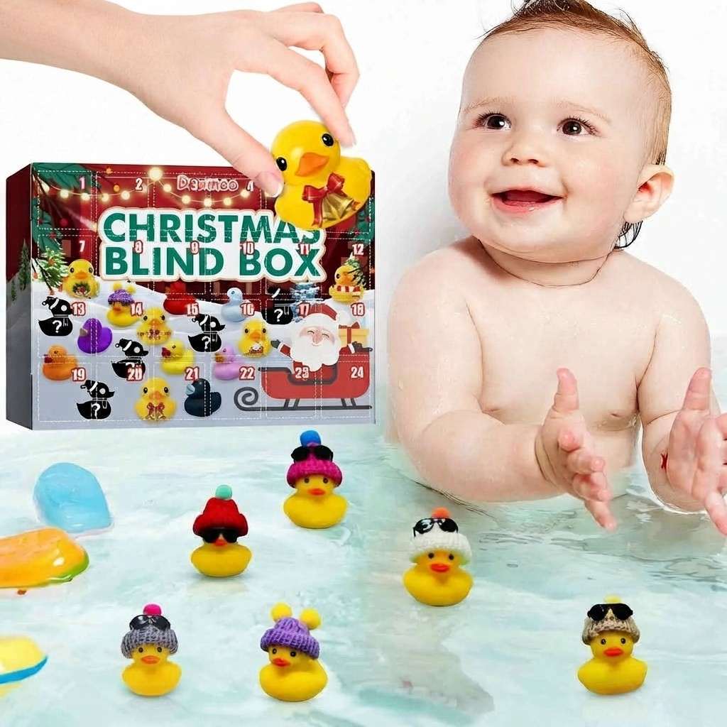 Badeentchen-Adventskalender | 24 Weihnachtsentchen | Countdown für Dezember