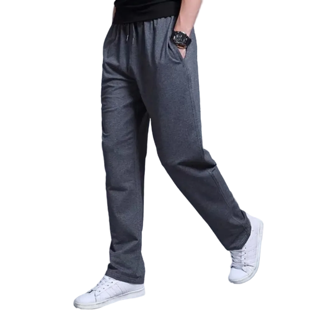 Weite Jogginghose - Baumwoll Sweatpants mit Elastischem Bund
