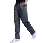 Weite Jogginghose - Baumwoll Sweatpants mit Elastischem Bund