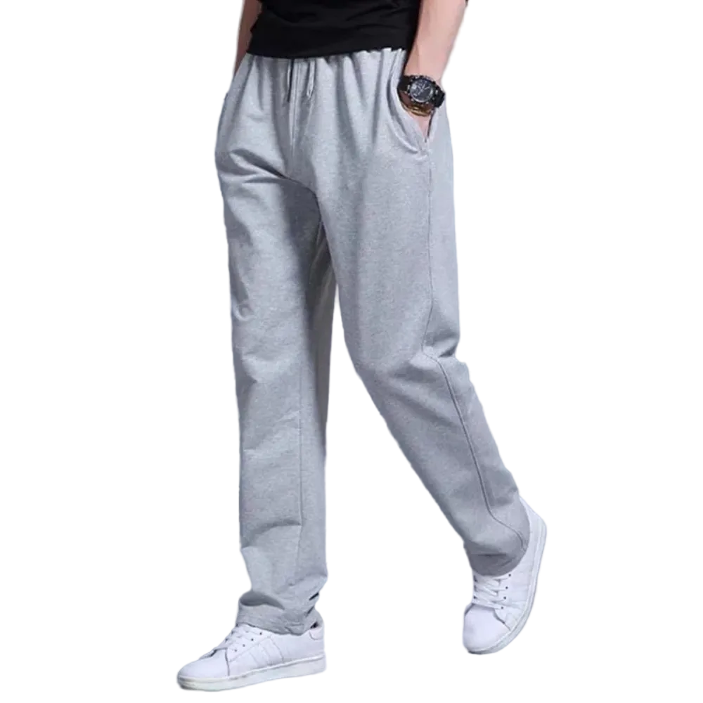 Weite Jogginghose - Baumwoll Sweatpants mit Elastischem Bund