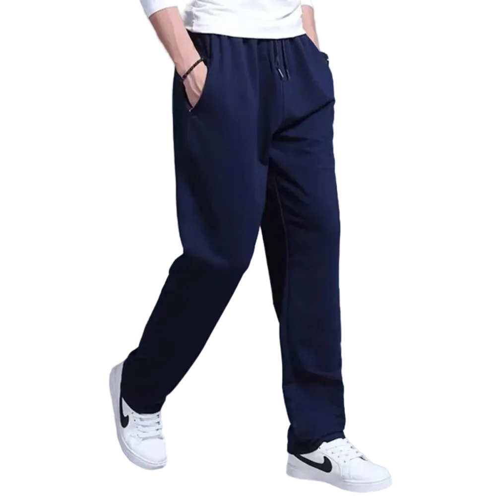 Weite Jogginghose - Baumwoll Sweatpants mit Elastischem Bund