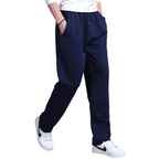 Weite Jogginghose - Baumwoll Sweatpants mit Elastischem Bund