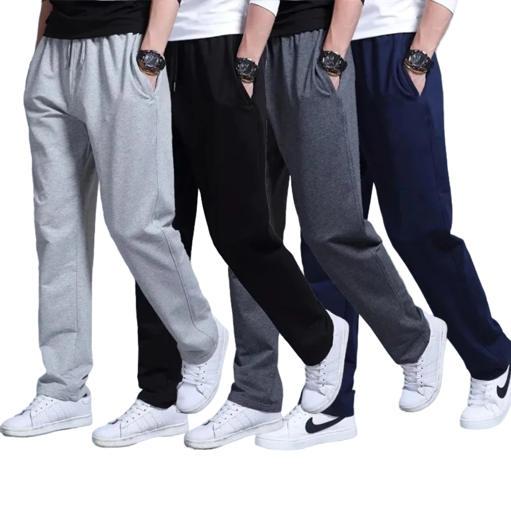 Weite Jogginghose - Baumwoll Sweatpants mit Elastischem Bund