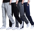 Weite Jogginghose - Baumwoll Sweatpants mit Elastischem Bund