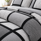Samt-Wohndecke | Leichtes Gewebe mit strukturierter Oberfläche | Überwurf für Sofa und Bett