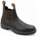 Chelsea Stiefel mit Synthetik-Obermaterial | Slip-On Design | Elastische Seiteneinsätze