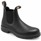 Chelsea Stiefel mit Synthetik-Obermaterial | Slip-On Design | Elastische Seiteneinsätze