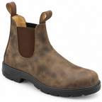Chelsea Stiefel mit Synthetik-Obermaterial | Slip-On Design | Elastische Seiteneinsätze