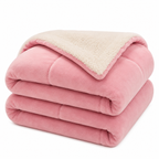 Wendedecke aus Mikrofaser | Doppelseitiges Strickgewebe | Weicher Überwurf für Sofa und Bett