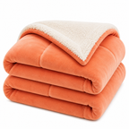 Wendedecke aus Mikrofaser | Doppelseitiges Strickgewebe | Weicher Überwurf für Sofa und Bett