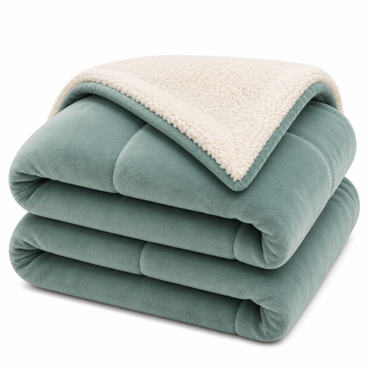 Wendedecke aus Mikrofaser | Doppelseitiges Strickgewebe | Weicher Überwurf für Sofa und Bett