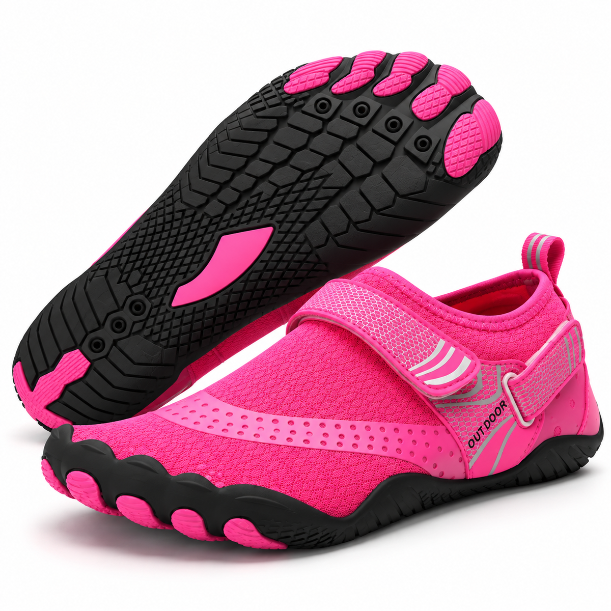 Butterfly Mesh Wasserschuhe | EVA-Innensohle & Gummisohle | Klettverschluss