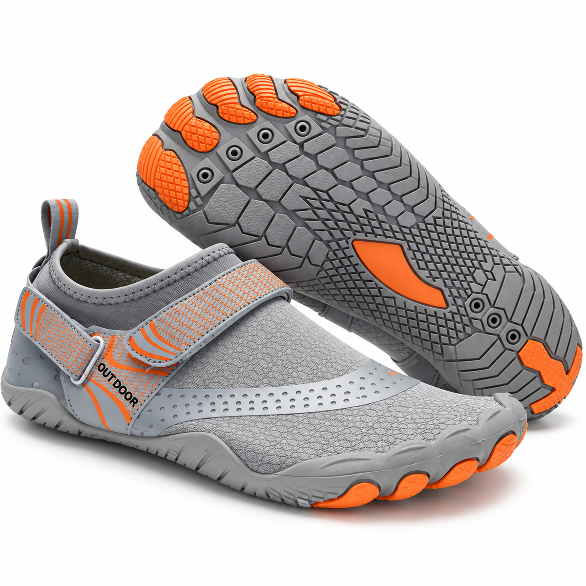 Butterfly Mesh Wasserschuhe | EVA-Innensohle & Gummisohle | Klettverschluss