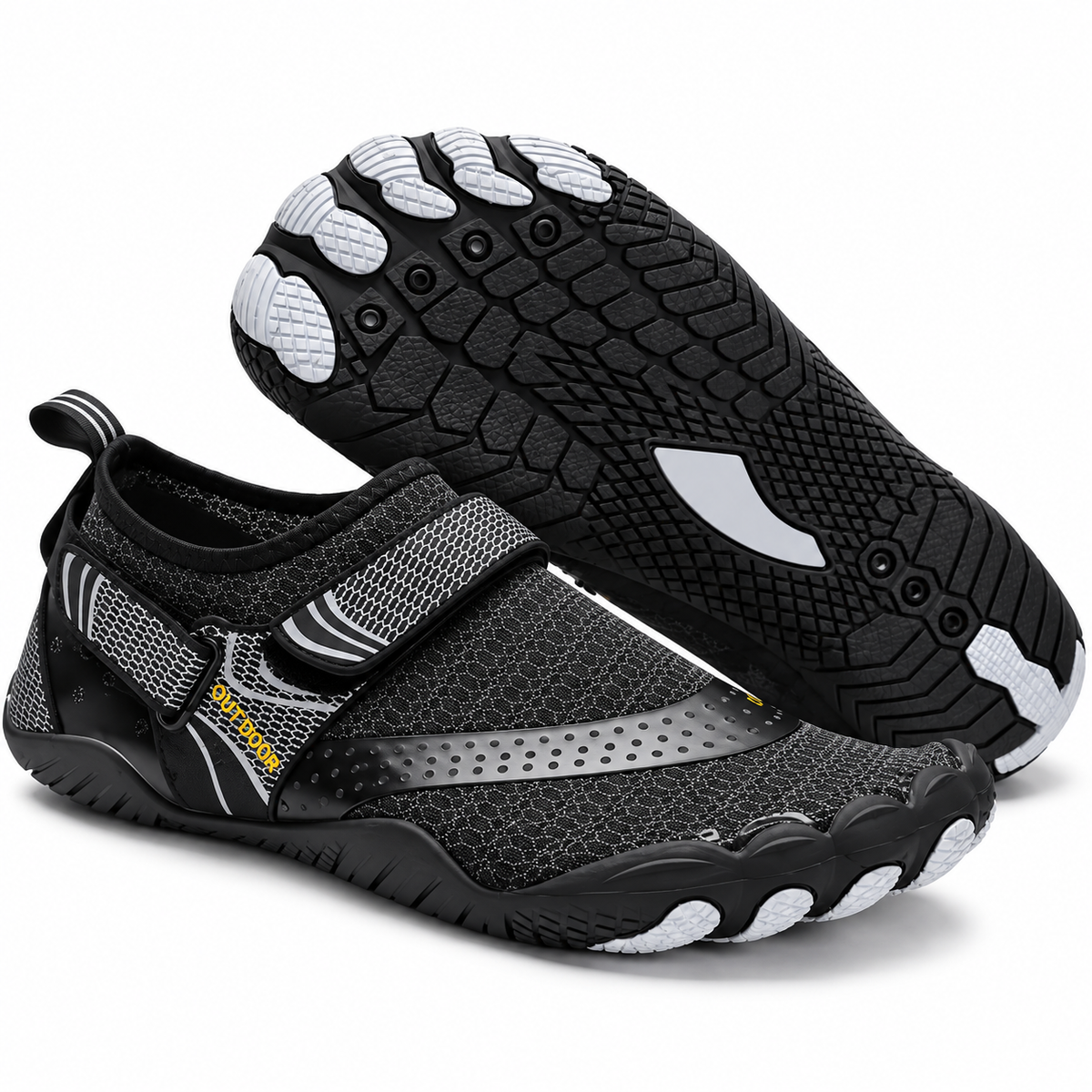 Butterfly Mesh Wasserschuhe | EVA-Innensohle & Gummisohle | Klettverschluss