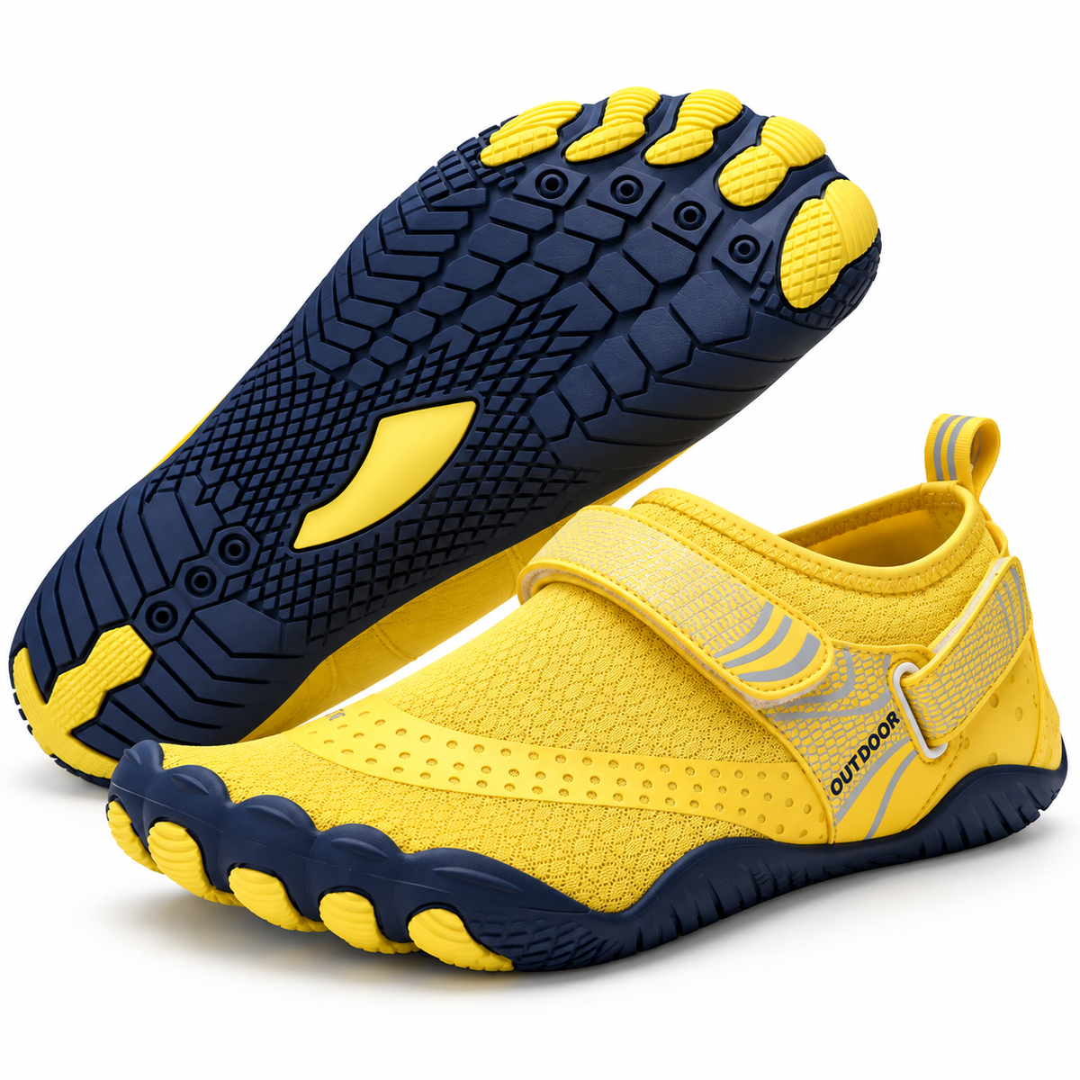 Butterfly Mesh Wasserschuhe | EVA-Innensohle & Gummisohle | Klettverschluss