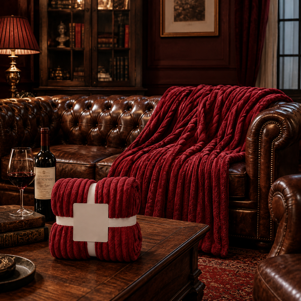 Fleece-Flanell-Decke | Breites Streifenmuster & Plüschoberfläche | 150 × 200 cm Sofadecke
