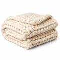 DIY-Strickdecken-Set | Acrylgarn & Online-Anleitung | Handstricken ohne Stricknadeln