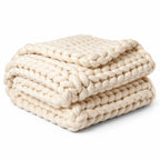 DIY-Strickdecken-Set | Acrylgarn & Online-Anleitung | Handstricken ohne Stricknadeln