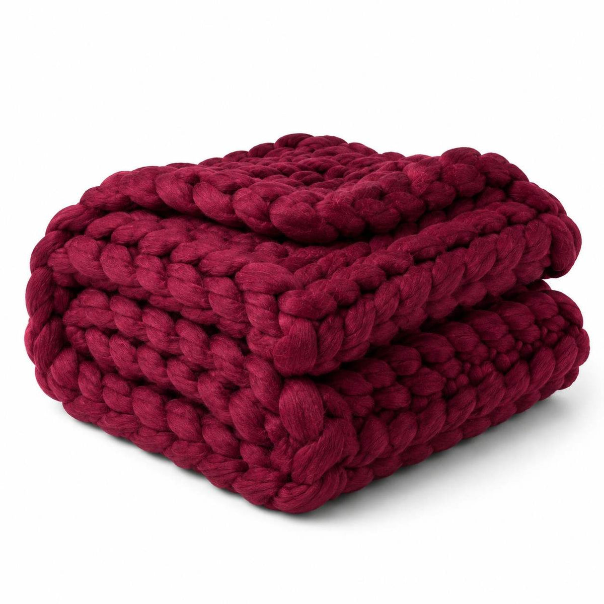 DIY-Strickdecken-Set | Acrylgarn & Online-Anleitung | Handstricken ohne Stricknadeln