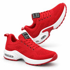 Damen-Sneaker mit Schnürung | Leichtes Polyester-Obermaterial | Dicke Sohle für Alltag und Freizeit