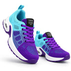 Damen-Sneaker mit Schnürung | Leichtes Polyester-Obermaterial | Dicke Sohle für Alltag und Freizeit