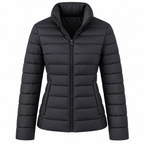 Damen-Steppjacke | Leichtes Polyester & Stehkragen | Figurbetonter Schnitt für Übergangszeiten  Beschreibung