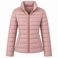 Damen-Steppjacke | Leichtes Polyester & Stehkragen | Figurbetonter Schnitt für Übergangszeiten  Beschreibung