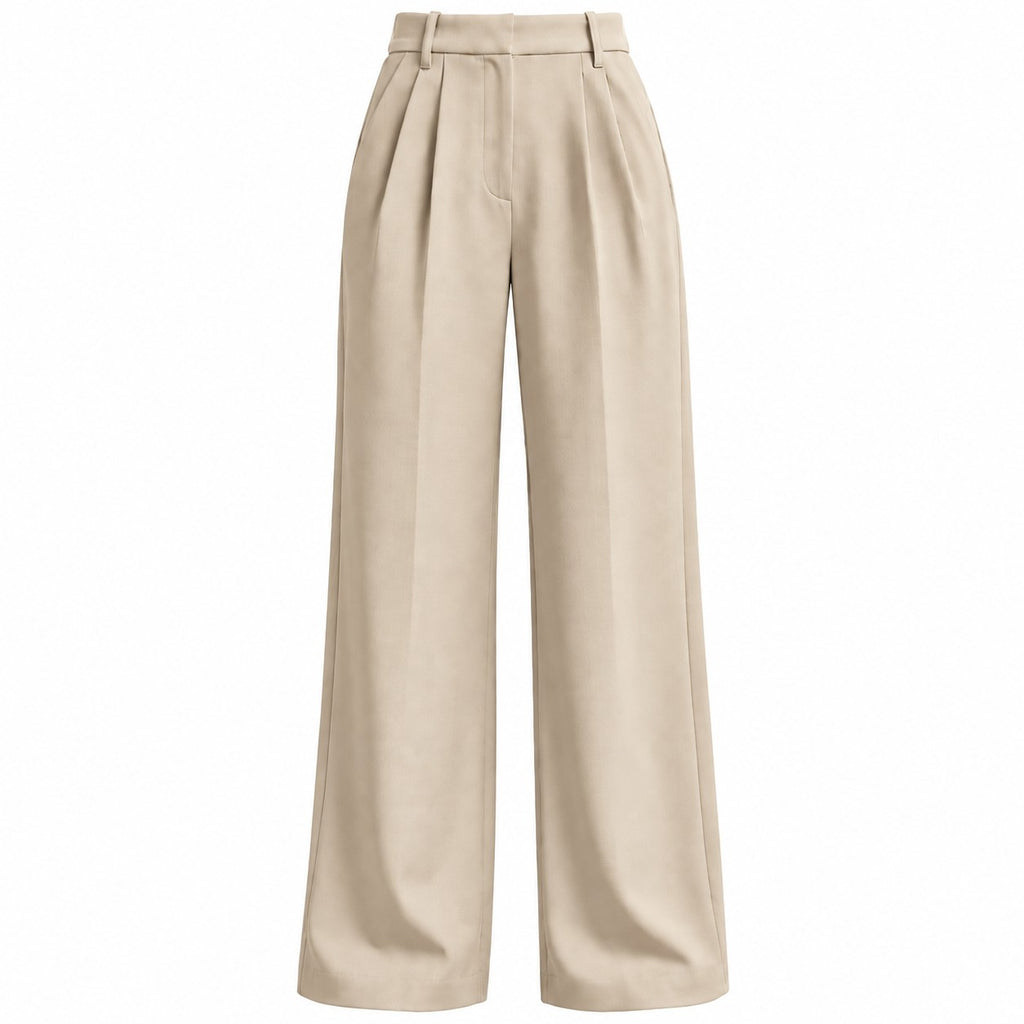 Damen Harem-Hose | Polyester mit Hoher Taille | Elastischer Bund & Lockere Passform