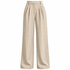 Damen Harem-Hose | Polyester mit Hoher Taille | Elastischer Bund & Lockere Passform