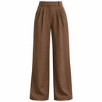 Damen Harem-Hose | Polyester mit Hoher Taille | Elastischer Bund & Lockere Passform
