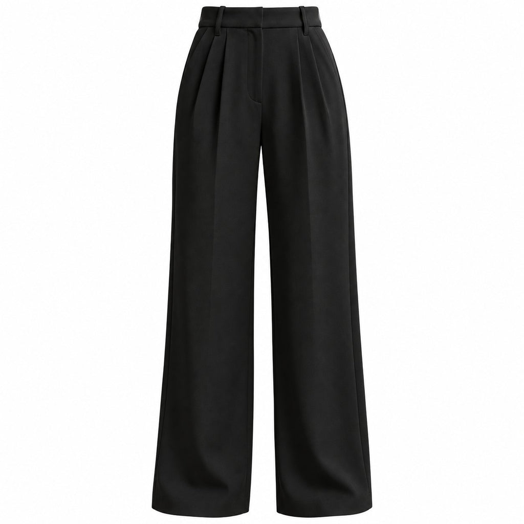 Damen Harem-Hose | Polyester mit Hoher Taille | Elastischer Bund & Lockere Passform