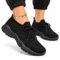 Damen Sneaker mit Fußgewölbeunterstützung | EVA & PVC | Schnürdesign für den Alltag