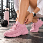 Damen Sneaker mit Fußgewölbeunterstützung | EVA & PVC | Schnürdesign für den Alltag