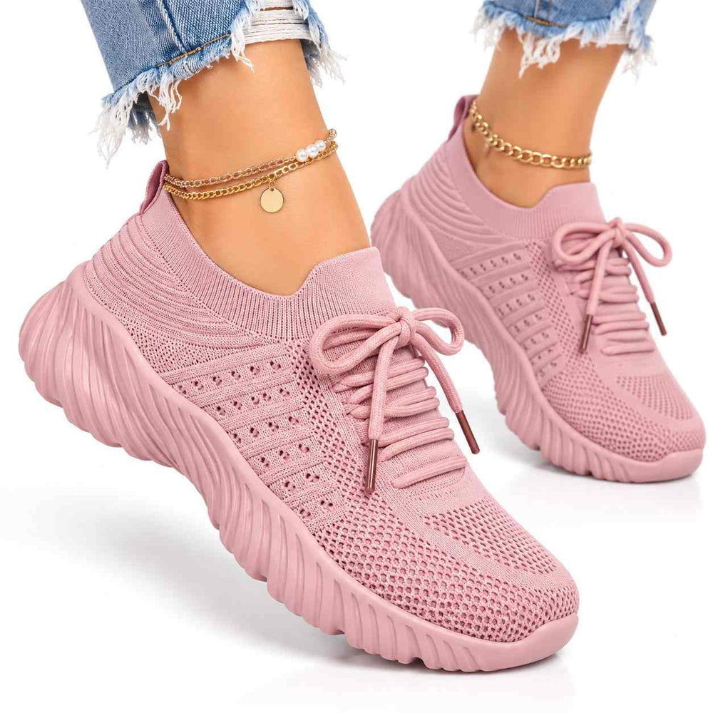 Damen Sneaker mit Fußgewölbeunterstützung | EVA & PVC | Schnürdesign für den Alltag